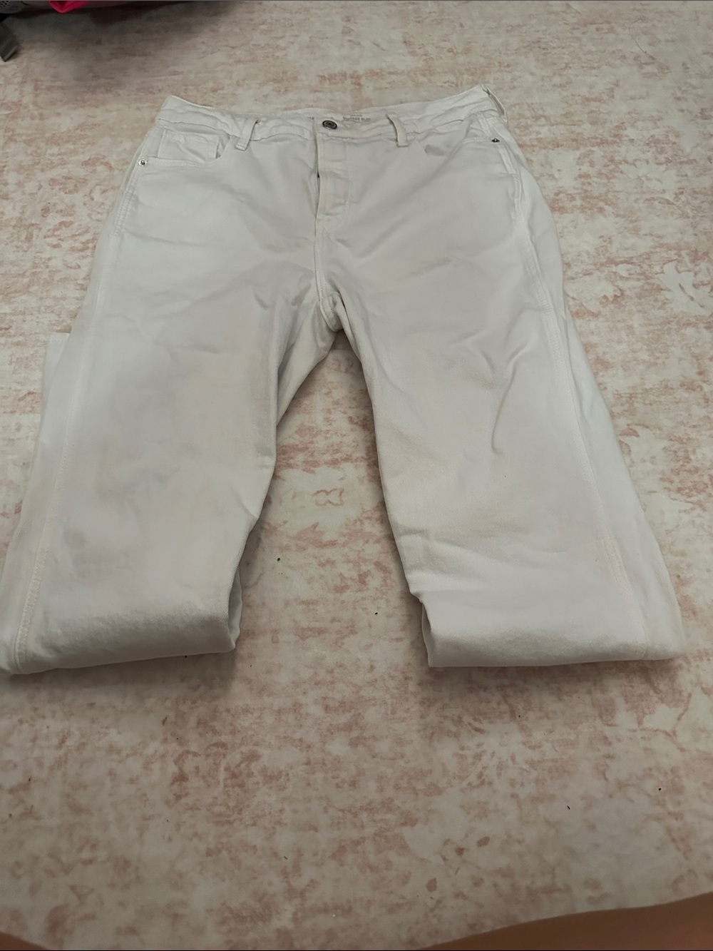 Old Navy Men's White Slim Straight Jeans